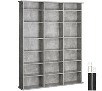 Scaffale per CD Archivio 18 Ripiani Regolabili Universale Arredamento Librerie