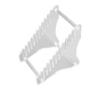 Scaffale per CD per archiviazione e visualizzazione può contenere fino a 12 album, adatto per dischi, CD, dischi di gioco e riviste, realizzato in acrilico per un uso affidabile (trasparente)