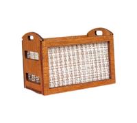 Scaffale per Cestini in Miniatura per Casa delle Bambole in 1:12, Giocattolo, Modello in Miniatura, Regalo di Natale, Organizer in Legno per Cuc, Multiplo