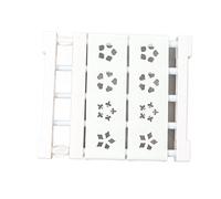 Scaffale per Chiusura Ampliabile Bianco Tele Soluzione Versatile Senza Trambusto 24CMX50-80CM (Lunghezza 30-40 cm/11,8-15,7 pollici)