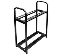Scaffale per club a 18 fori, 83 x 27 x 10 cm, supporto compatto, di supporto multi-slot, soluzione per esposizione durevole, organizer di facile accesso per la raccolta degli angoli, pratica