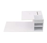 Scaffale per cuscino per estensione ciglia, organizer per innesto di ciglia, per trucco, bianco