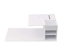 Scaffale per cuscino per estensione ciglia, organizer per innesto di ciglia, per trucco, bianco