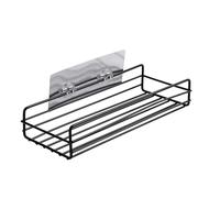 Scaffale per doccia semplice montata a parete montata WC a cesta pendela sospesa per bagno per bagno (Nero)