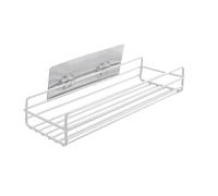 Scaffale per doccia semplice montata a parete montata WC a cesta pendela sospesa per bagno per bagno (Bianco)