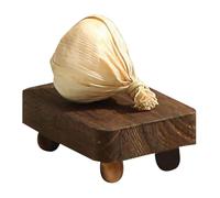 Scaffale per esposizioni in legno, mensola per profumo, scaffale per organizzatore quadrato in legno per vaso di rusto, decorazione per la casa rustica per aromaterapia, profumo, barattoli