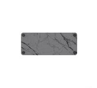 Scaffale per fango diatomico naturale, per lavelli da cucina e bagno, assorbe l'acqua in modo efficiente, supporta l'installazione del piano di lavoro senza disordine (marmo grigio scuro)