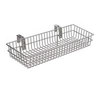 Scaffale per fiori ringhiera in acciaio inossidabile, cesto da appendere per piante grasse, bagno e cucina, scaffale senza punzonatura, molteplici usi, adatto per soggiorno e bagno (inossidabile, 40