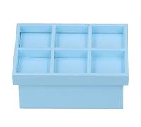 Scaffale per frutta e verdura per casa delle bambole Simpatico modello di scaffale per verdure in legno in miniatura Decorazione per il mercato della cucina delle case delle (Blu)