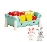 Scaffale Per Giocattoli Per Bambini - Ruote Per Scaffali Multi-livello Per Bambinii, Libreria Giocattoli, Organizer Colorato | Materiale Di Facile Accesso Per La Cameretta Dei Bambini E Organizzato