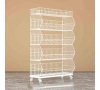Scaffale per gondola per vendita al dettaglio, design robusto in metallo per un'organizzazione efficiente dei prodotti nei supermercati e nei minimarket