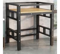 Scaffale per Incolonnamento Lavatrice e Asciugatrice, Kit Impilamento Lavatrice Asciugatrice, Telaio Rinforzato 4x4cm, Piedini Regolabili Anti-Scivolo(Front-loading-Black A)