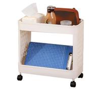scaffale per la conservazione della verdura, Carrello for Libri Scaffale Mobile in plastica con Ruote, Carrello Portaoggetti Sottile a 2/3/4 Livelli Carrello Scaffale Mobile for riporre oggetti, Aula,