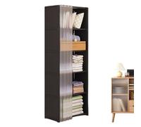 Scaffale per le storie del guardaroba per il guardaroba | Supporto per la conservazione del tessuto | Guardaroba portatile | Scaffale di abbigliamento robusto | Rangems per abbigliamento con copertura