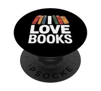 Scaffale per libreria I Love Books PopSockets PopGrip Adesivo