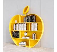 Scaffale per libri in ferro ispirato alla frutta, alla moda e creativo-industriale, grande e piccolo, elegante decorazione per la casa con diversi colori, design unico per salotti e uffici moderni