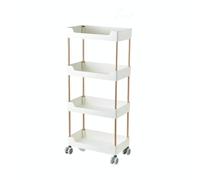 Scaffale per libri multistrato con pavimento a sezione stretta Carrello rack, st