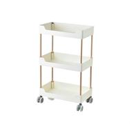 Scaffale per libri multistrato con piano a sezione stretta Carrello rack, stile: