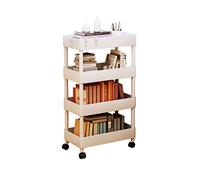Scaffale Per Libri Scaffale for libri Scaffale a quattro strati Carrello for uso domestico mobile con ruote dal pavimento al soffitto Sotto la scrivania for riporre una piccola libreria Scaffali Per L