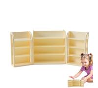 Scaffale per mobili per la casa delle bambole - Scaffale in miniatura per lo spazio delle bambole | Mobili per scaffali del supermercato per | Gioco di ruolo di ornamenti paesaggistici e acces