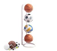Scaffale per pallacanestro, espositore in ghisa per pallavolo, organizer multifunzionale per palloni, per camera da , soggiorno, garage