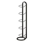 Scaffale per pallacanestro - Supporto portaoggetti a 5 strati | Organizzatore per palline multi-sport | Garage Palestra Indoor Outdoor Court, basket Pallavolo Calcio Holder di cortile Scuola Sport con