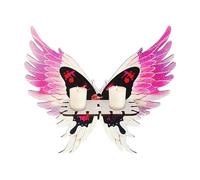 Scaffale per pareti ad ala d'angelo - supporto per la farfalla in legno, scaffali angolari decorativi | Pianto di stoccaggio rustico, organizzatore di impiccagione Boho, display d'arte unità moderna m