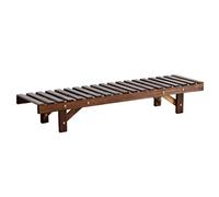 Scaffale per piante marrone per balcone e soggiorno FloortoCeiling Flower Display Rack Outdoor Garden Flower Holder 100 x 25 x 16 cm Perfetto per piante in vaso.