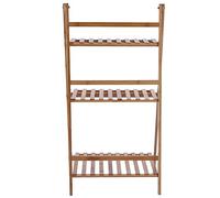 Scaffale per Piante Pieghevole in Vaso da Fiori Pieghevole per Balcone Carnoso a 3 Livelli (Larghezza colore originale 50 cm)
