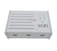 Scaffale per router wireless, contenitore per la gestione dei cavi del nascondiglio, contenitore decorativo creativo, per scrivania, camera da letto, appartamento