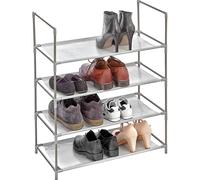 Scaffale per scarpe Domopak Living 4 ripiani 58,5x28,5x70 cm