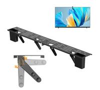 Scaffale Per Schermo Per Ripiano Superiore Per TV - Ripiano Superiore Per TV Con Punch Gratuito, Supporto Per Monitor Di Computer | Design Solido Della Piattaforma, Supporto Per Scatola Cavi Router Co