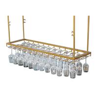 Scaffale per soffitto del getto di vino - Piacella d'evanessioni sospesa al soffitto, griglia per bottiglie di vino sospesa, porta in ferro battuto a parete/porta in vetro, supporto da bar/cucina,