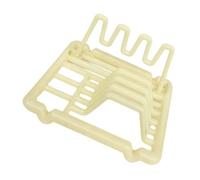 Scaffale per utensili da cucina in miniatura per figurine, 1PCS | Portautensili da cucina, organizer per piatti, decorazione della scena della cucina della casa delle bambole,