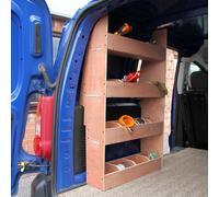 Scaffale per Van Citroën Berlingo II SWB in Compensato con 16 Scompartimenti