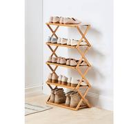 Scaffale pieghevole - Organizer multifunzionale autoportante per corridoio, camera da letto e giardino, soluzione salvaspazio per scarpe e calzature, versatile per la casa