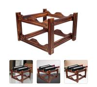 Scaffale Porta Bottiglie Cassetta Portaoggetti in Legno Massello