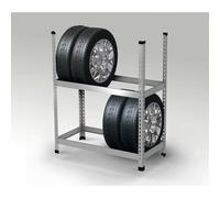 SUPPORTO SCAFFALE PORTA PNEUMATICI GOMME GARAGE DA 6 10 RUOTE 290 kg MAX