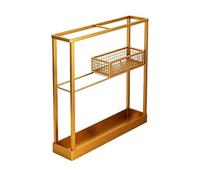 Scaffale Porta Racchette da Tennis | Salvaspazio, Stretto, Scaffale in Metallo con Cesto, per Appartamento, Famiglie
