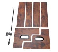 Scaffale Portabottiglie in Legno, Organizer da Banco Spazioso, per | Può ospitare whisky e sciroppi, facile da trasportare, si fonde con l\'arredamento