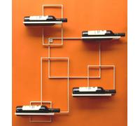 DanDiBo Scaffale Vini a Parete “White Line” Supporto Bottiglie in Metallo 90 cm Scaffale a Parete Porta Bottiglie