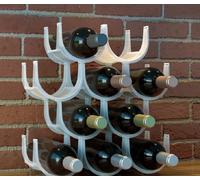Cantinetta Scaffale Portabottiglie Vino 10 bottiglie in plastica componibile