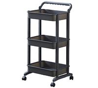 Scaffale portaoggetti a strati, design stabile e anti-vibrazione, facile da trasportare, perfetto per bagno, cucina, camera da letto