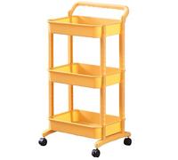 Scaffale portaoggetti a strati, design stabile e anti-vibrazione, facile da trasportare, perfetto per bagno, cucina, camera da letto
