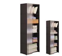 Scaffale portaoggetti - Armadio da 61 pollici | Materiale in acciaio - Armadio portatile da 15,75 pollici con tessuto non tessuto per camere da, questa unità di capacità migliora lo spazio