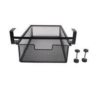 Scaffale portaoggetti da appendere sotto il cassetto dell'armadio da cucina | Questo organizer per cassetti da appendere sotto l'armadio consente di risparmiare spazio prezioso sul piano di lavoro