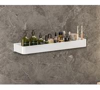 Scaffale portaoggetti da bagno bianco semplice da 50 cm per bagno, design salvaspazio elegante e funzionale, ideale per la decorazione della casa e il controllo del disordine