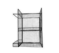 Scaffale portaoggetti da cucina, scaffale per frutta e verdura, cestino in filo