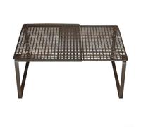 Scaffale portaoggetti espandibile in metallo, impilabile, regolabile, per armadi da cucina e armadi, scaffalatura in filo metallico resistente, per piatti, spezie, forniture per ufficio, (2 neri (31
