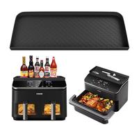 Scaffale Portaoggetti In Silicone Accessori per COSORI Friggitrice ad Aria Doppio Cestello 8.5L/Doppia Resistenza TwinFry 10L, Airfryer Multifunzione Accessori per COSORI CAF-R901-AEU&TF101S Air Fryer